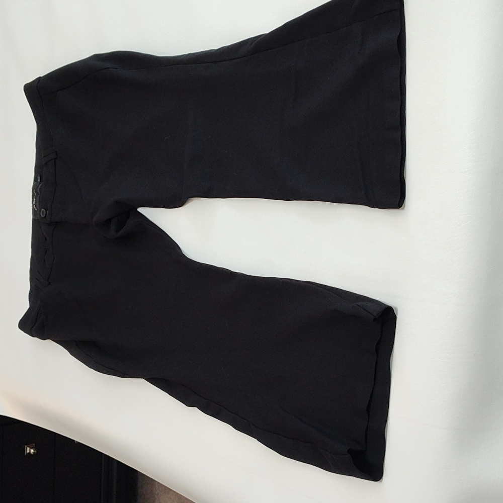 Studio by Torrid Cropped Trouser Pants Size 26R Office Dressy Pointe Knit Black
